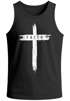 Herren Tank-Top Print Aufdruck Kreuz Cross Faith Glaube Trend-Motiv Techwear Fashion Streetstyle Muskelshirt Neverless®preview