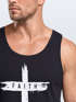 Herren Tank-Top Print Aufdruck Kreuz Cross Faith Glaube Trend-Motiv Techwear Fashion Streetstyle Muskelshirt Neverless®preview