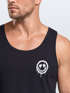 Herren Tank-Top Print Aufdruck Motiv Drip Face Drippy Smile Herz-Augen Lächeln Graffiti Fashion Streetstyle Muskelshirt Neverless®preview