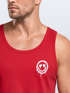 Herren Tank-Top Print Aufdruck Motiv Drip Face Drippy Smile Herz-Augen Lächeln Graffiti Fashion Streetstyle Muskelshirt Neverless®preview