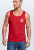 Herren Tank-Top Print Aufdruck Motiv Drip Face Drippy Smile Herz-Augen Lächeln Graffiti Fashion Streetstyle Muskelshirt Neverless®preview