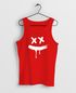 Herren Tank-Top Print Bedruckt Aufdruck Creepy Smile Verücktes Lächeln Sneaky Muskelshirt Muscle Shirt Neverless®preview