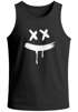 Herren Tank-Top Print Bedruckt Aufdruck Creepy Smile Verücktes Lächeln Sneaky Muskelshirt Muscle Shirt Neverless®preview