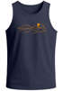 Herren Tank-Top Print Bergkette Line-Art Design Grafikshirt Outdoor Aufdruck Sommer Fashion Muskelshirt Neverless®preview