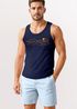 Herren Tank-Top Print Bergkette Line-Art Design Grafikshirt Outdoor Aufdruck Sommer Fashion Muskelshirt Neverless®preview