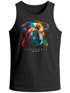 Herren Tank-Top Print California Bulldog Musik Kunst Motiv DJ Muskelshirt Neverless®preview