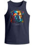 Herren Tank-Top Print California Bulldog Musik Kunst Motiv DJ Muskelshirt Neverless®preview