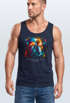 Herren Tank-Top Print California Bulldog Musik Kunst Motiv DJ Muskelshirt Neverless®preview