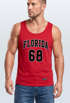 Herren Tank-Top Print Florida 86 Trikot College Style Basketball Sport Muskelshirt Neverless®preview