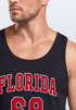 Herren Tank-Top Print Florida 86 Trikot College Style Basketball Sport Muskelshirt Neverless®preview