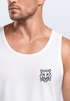 Herren Tank-Top Print Logo Tiger Polygon Design Sommer Fashion Printshirt Muskelshirt Männer Neverless®preview