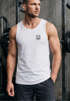 Herren Tank-Top Print Logo Tiger Polygon Design Sommer Fashion Printshirt Muskelshirt Männer Neverless®preview
