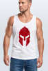 Herren Tank-Top Print Sparta-Helm Aufdruck Gladiator Krieger Warrior Spartaner Gym Fitness Muskelshirt Neverless®preview