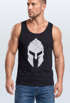 Herren Tank-Top Print Sparta-Helm Aufdruck Gladiator Krieger Warrior Spartaner Gym Fitness Muskelshirt Neverless®preview