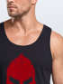 Herren Tank-Top Print Sparta-Helm Aufdruck Gladiator Krieger Warrior Spartaner Gym Fitness Muskelshirt Neverless®preview
