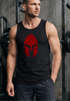 Herren Tank-Top Print Sparta-Helm Aufdruck Gladiator Krieger Warrior Spartaner Gym Fitness Muskelshirt Neverless®preview