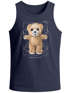 Herren Tank-Top Print Teddy Bär DaVinci Meme Parodie Muskelshirt Neverless®preview