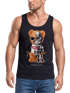Herren Tank-Top Print Teddy Bär I'll bear back Meme Parodie Spruch Techwear Fashion Streetstyle Muskelshirt Neverless®preview
