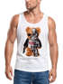 Herren Tank-Top Print Teddy Bär I'll bear back Meme Parodie Spruch Techwear Fashion Streetstyle Muskelshirt Neverless®preview