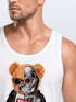Herren Tank-Top Print Teddy Bär I'll bear back Meme Parodie Spruch Techwear Fashion Streetstyle Muskelshirt Neverless®preview