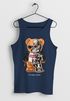 Herren Tank-Top Print Teddy Bär I'll bear back Meme Parodie Spruch Techwear Fashion Streetstyle Muskelshirt Neverless®preview
