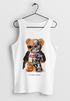 Herren Tank-Top Print Teddy Bär I'll bear back Meme Parodie Spruch Techwear Fashion Streetstyle Muskelshirt Neverless®preview