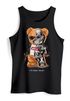 Herren Tank-Top Print Teddy Bär I'll bear back Meme Parodie Spruch Techwear Fashion Streetstyle Muskelshirt Neverless®preview