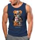 Herren Tank-Top Print Teddy Bär I'll bear back Meme Parodie Spruch Techwear Fashion Streetstyle Muskelshirt Neverless®preview
