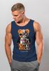 Herren Tank-Top Print Teddy Bär I'll bear back Meme Parodie Spruch Techwear Fashion Streetstyle Muskelshirt Neverless®preview