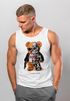 Herren Tank-Top Print Teddy Bär I'll bear back Meme Parodie Spruch Techwear Fashion Streetstyle Muskelshirt Neverless®preview