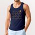 Herren Tank-Top Print Wellen Meer Sonne Sommer Design Printshirt mit Aufdruck Fashion Muskelshirt Neverless®preview