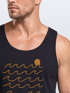 Herren Tank-Top Print Wellen Meer Sonne Sommer Design Printshirt mit Aufdruck Fashion Muskelshirt Neverless®preview