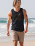 Herren Tank-Top Print Wellen Meer Sonne Sommer Design Printshirt mit Aufdruck Fashion Muskelshirt Neverless®preview