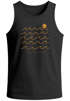 Herren Tank-Top Print Wellen Meer Sonne Sommer Design Printshirt mit Aufdruck Fashion Muskelshirt Neverless®preview