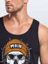Herren Tank-Top Printshirt Moin Skull Windrose Kompass Totenkopf Frontprint Muskelshirt Neverless®preview