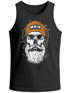 Herren Tank-Top Printshirt Moin Skull Windrose Kompass Totenkopf Frontprint Muskelshirt Neverless®preview