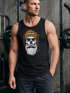 Herren Tank-Top Printshirt Moin Skull Windrose Kompass Totenkopf Frontprint Muskelshirt Neverless®preview