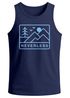 Herren Tank-Top Printshirt Outdoor Design Minimalismus Berge Printshirt Sommer Fashion Muskelshirt Neverless®preview