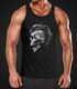 Herren Tank-Top Punk Mohawk Skull Irokese Muskelshirt Muscle Shirt Neverless®preview
