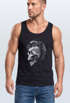 Herren Tank-Top Punk Mohawk Skull Irokese Muskelshirt Muscle Shirt Neverless®preview