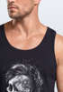 Herren Tank-Top Punk Mohawk Skull Irokese Muskelshirt Muscle Shirt Neverless®preview