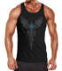 Herren Tank-Top Rabe Munin Raven Odin Valhalla Wikinger Nordmänner Mythologie Runen Muscle Shirt Neverless®preview