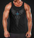 Herren Tank-Top Rabe Munin Raven Odin Valhalla Wikinger Nordmänner Mythologie Runen Muscle Shirt Neverless®preview