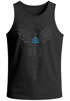 Herren Tank-Top Rabe Munin Raven Odin Valhalla Wikinger Nordmänner Mythologie Runen Muscle Shirt Neverless®preview