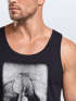 Herren Tank-Top Rebell Mittelfinger Hintern Arsch Fuck you Fotoprint Muskelshirt Muscle Shirt Neverless®preview