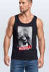 Herren Tank-Top Rebell Mittelfinger Hintern Arsch Fuck you Fotoprint Muskelshirt Muscle Shirt Neverless®preview