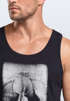 Herren Tank-Top Rebell Mittelfinger Hintern Arsch Fuck you Fotoprint Muskelshirt Muscle Shirt Neverless®preview