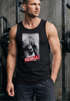 Herren Tank-Top Rebell Mittelfinger Hintern Arsch Fuck you Fotoprint Muskelshirt Muscle Shirt Neverless®preview