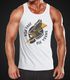 Herren Tank-Top Rocker Biker Spruch Motiv Ride Fast Die Young Flash Blitz Skull Helm Muskelshirt Muscle Shirt Neverless®preview