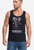 Herren Tank-Top Samurai Japan Schriftzeichen Asian Style Grafikshirt Printshir  Muskelshirt für Alltag Training  Urban Looks Neverless®preview